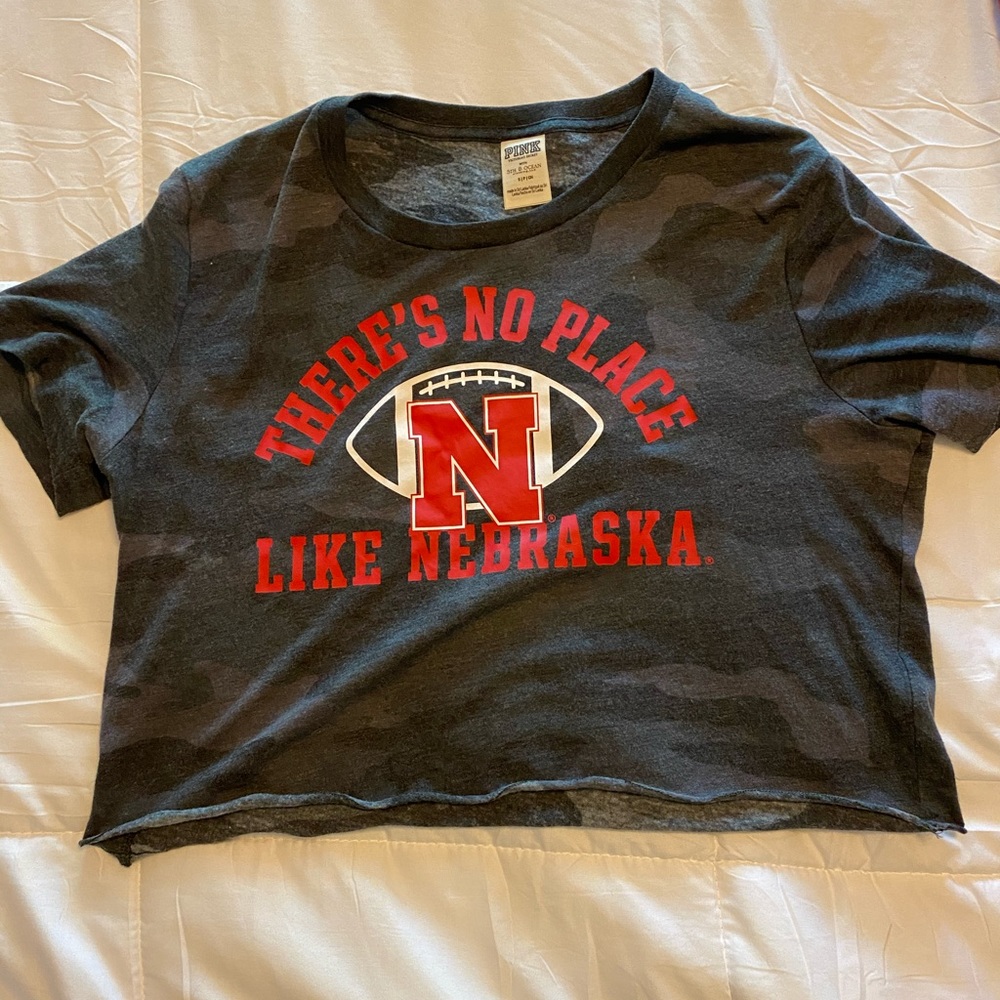 nebraska football crop top